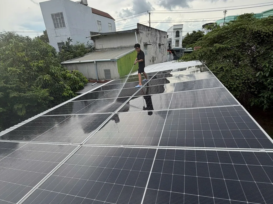 Công trình điện mặt trời Nguyễn Thanh Phong tại Đồng Tháp
