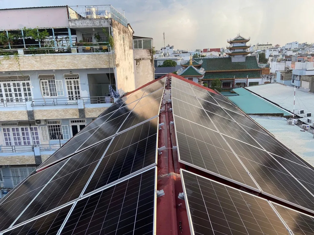 Công trình điện mặt trời Nguyễn Văn Lâm tại Gò Vấp, TP.HCM