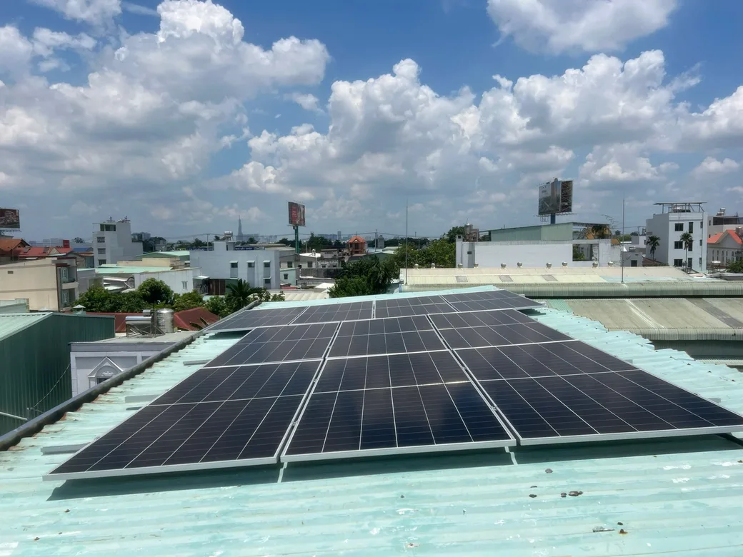 Công trình điện mặt trời Phan Thị Thanh Hà tại Thuận An, Bình Dương